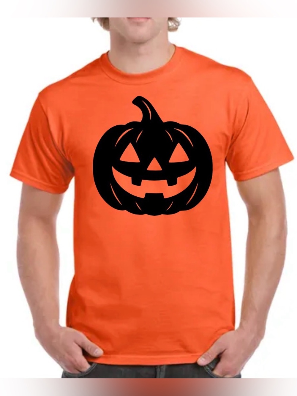 Pumpkin King Black Jack-O'-Lantern T-shirt unisex